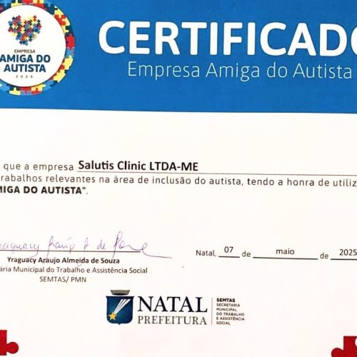 selo-clinica-amiga-do-autista-prefeitura-natal-salutis-clinic